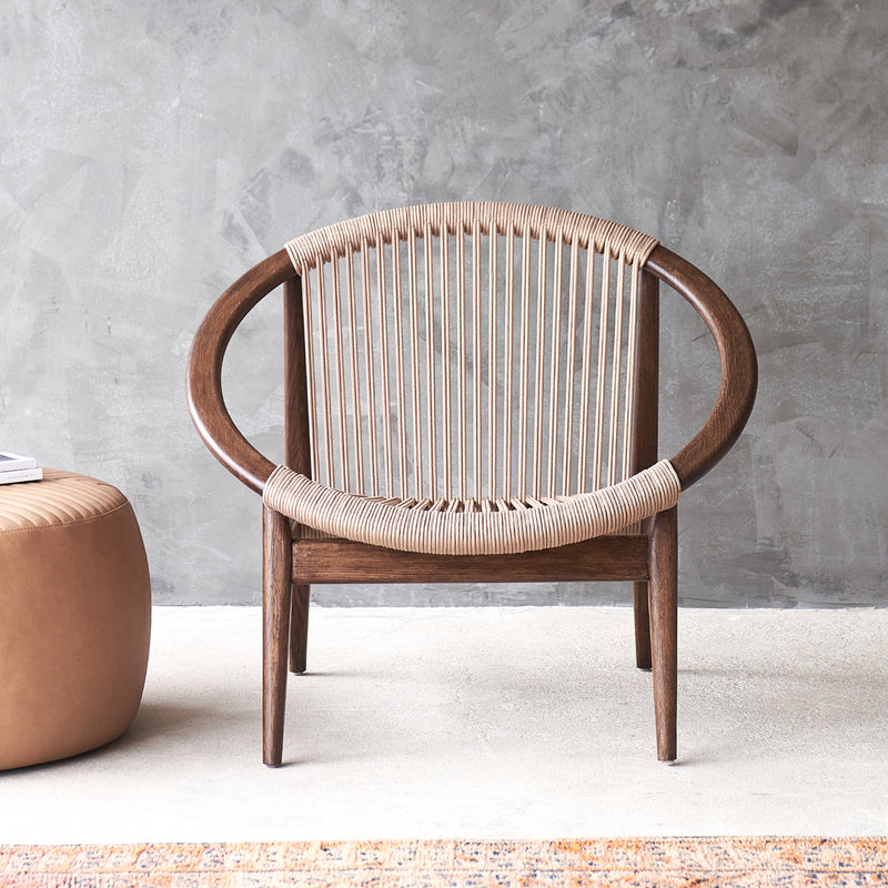 Norma Lounge Chair | Walnut (91cm)