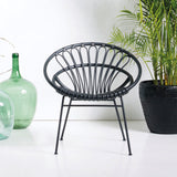 Vincent Sheppard Roxanne Outdoor Lazy Chair Lounge Armchair in Black from Originals Furniture Singapore