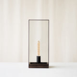 Askjer Table Lamp, black and delicately shaped. Sleek and stylish piece. It is a versatile piece that provides a touch of luxury in any home. Available at $280.