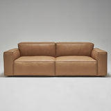 Custom Baker Leather Sofa