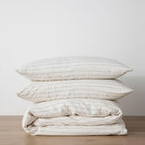 Linen Duvet Set | Pencil Stripe - Originals Furniture