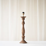 Bellini Table Lamp, wooden and delicately shaped. Sophisticated and stylish piece. It is a versatile piece that provides a rustic touch in any home. Available at $220.