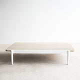 Cabana Outdoor Coffee Table in White and Teak from Originals Furniture Singapore