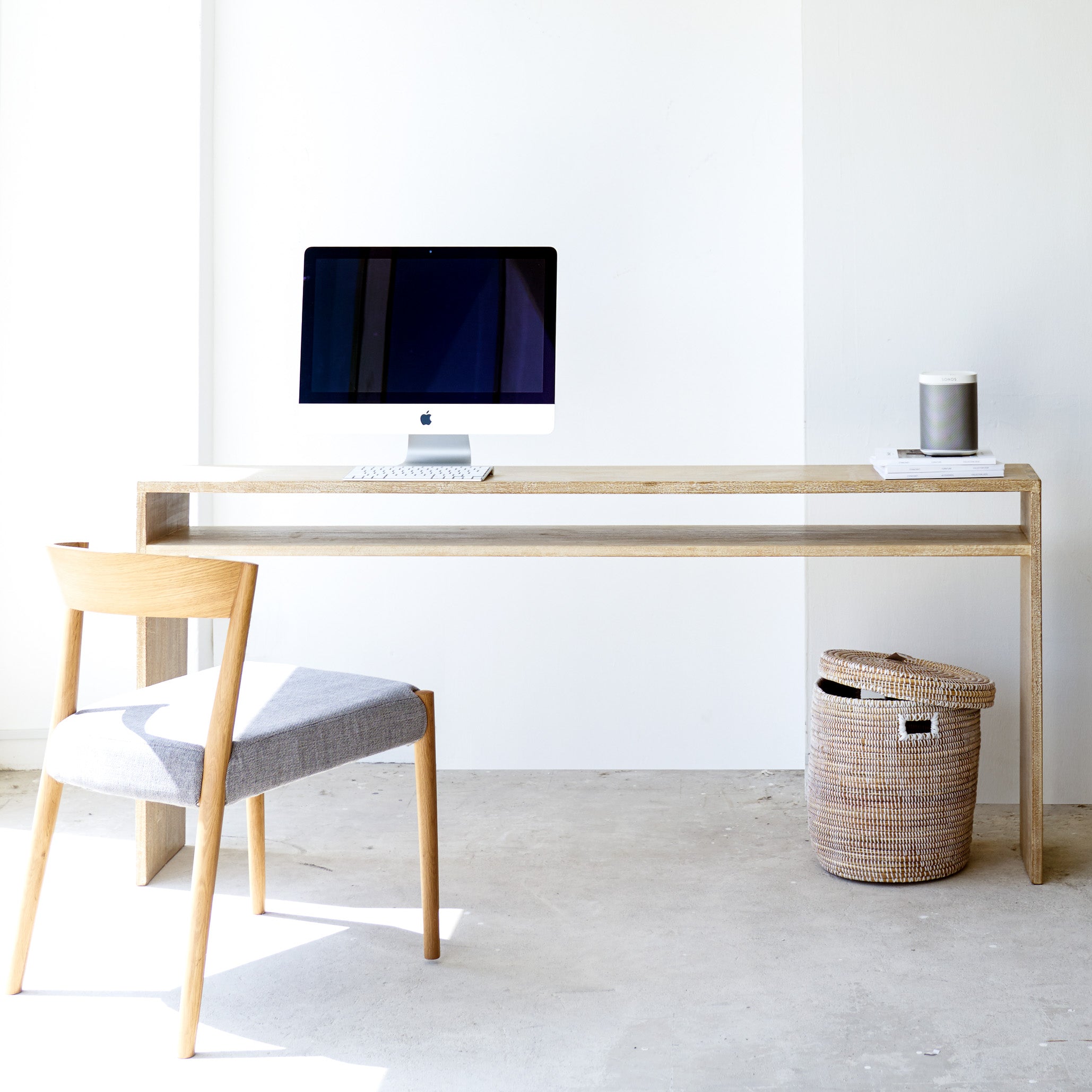 Java Console with Shelf | Teak - Whitewash – Originals Furniture