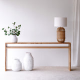 Java Console with Shelf | Teak - Natural