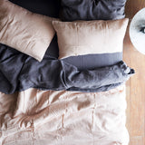 Linen Duvet Set | Blush (King Size)