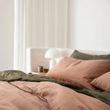 Linen Duvet Set | Fawn (King Size)