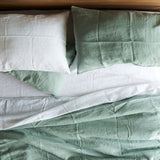 Linen Duvet Set | Sage (King Size)