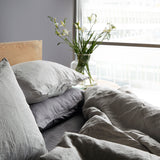 Linen Duvet Set | Smoke Grey (King Size)