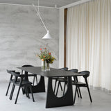 Bok Dining Chair | Teak - Black