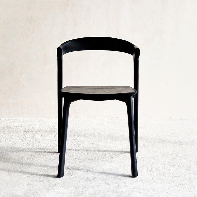 Bok Dining Chair | Teak - Black