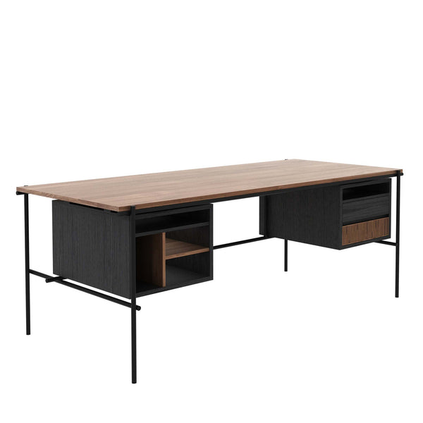 Teak Desk | Oscar 2 Drawers - Originals Furniture