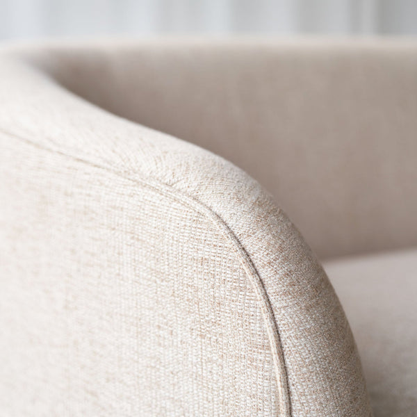 Ethnicraft Ellipse 3 Seater Fabric Sofa 
