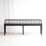 Spindle Bench | Oak - Black