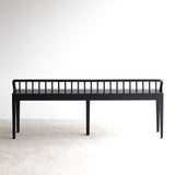 Spindle Bench | Oak - Black