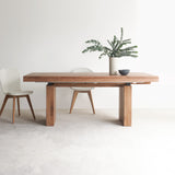 Double Extendable Dining Table | Teak
