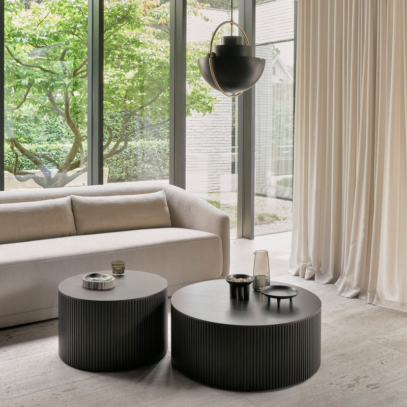 Roller Max Coffee Table | Mahogany Dark Brown - Large (80cm)