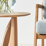 Geometric Side Table | Oak - Natural