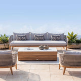 Harbour Outdoor Avalon Outdoor 3 Seater Silver Grey Sofa from Originals Furniture Singapore