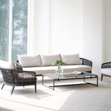 Harbour Outdoor Hamilton 3 Seater Sofa in Black from Originals Furniture Singapore