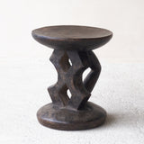 Tonga Stool, used as a movable seat that is transported to neighboring towns for ceremonies and meetings. Meticulously hand-carved in distinctive designs and sizes, from $150