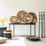 Tonga Basket, Unique home accessory from Africa. Hand-woven baskets used for wall decoration. Variations exist in colours and sizes. From $80