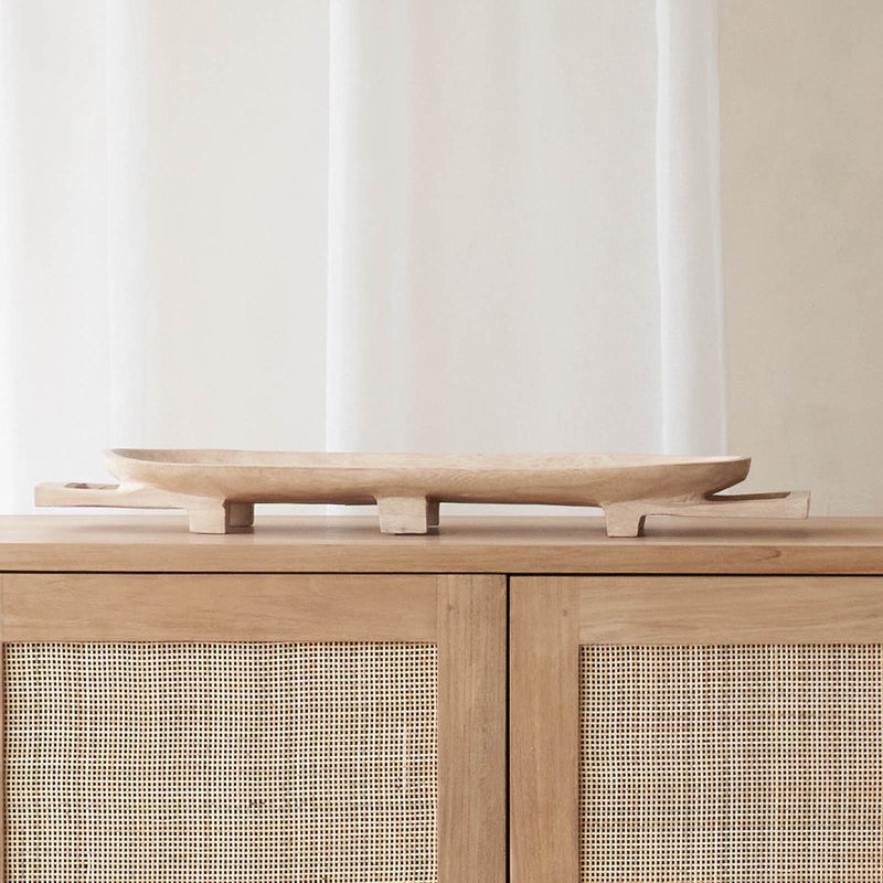 Jacaranda Platter, Unique home accessory from Africa. Handcrafted tray, one-of-a-kind touch for any home. Variations exist in sizes and colours. From $220