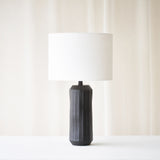 The Levy table lamp is the perfect companion for a side table or desk. This lamp features a black finish and is a stylish addition for any home, with textures that add a finishing touch. Available at $180. Originals Furniture Singapore – Singapore's Leading Furniture Store, celebrating 20 years of authentic furniture.