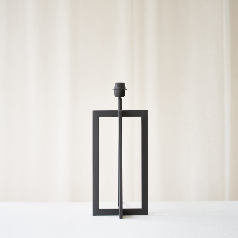 Mace Table Lamp, black and contemporary shaped. Minimalistic and stylish piece. It is a versatile piece that provides a touch of luxury in any home. Available at $280.