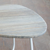 Fiji Outdoor Coffee Table in White and Teak from Originals Furniture Singapore