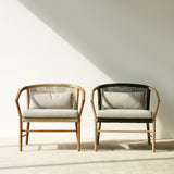 Icon Outdoor Lounge Chair Armchair in Beige Natural with Cushions from Originals Furniture Singapore