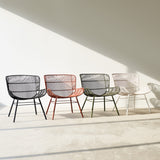 Rose Outdoor Lounge Chair Armchair in Coral Red from Originals Furniture Singapore