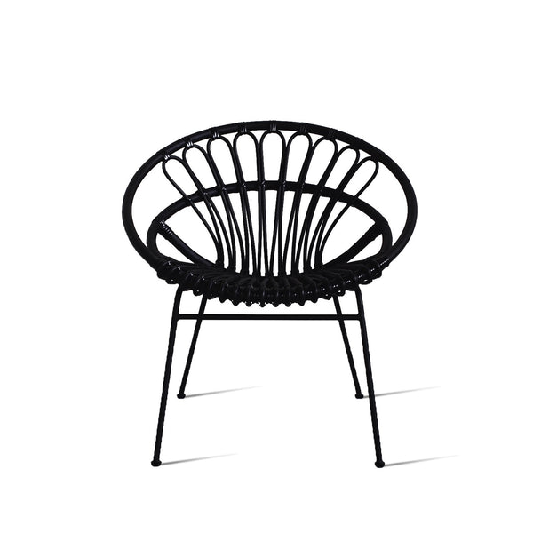 Roxanne Outdoor Lazy Chair | Black (62cm)