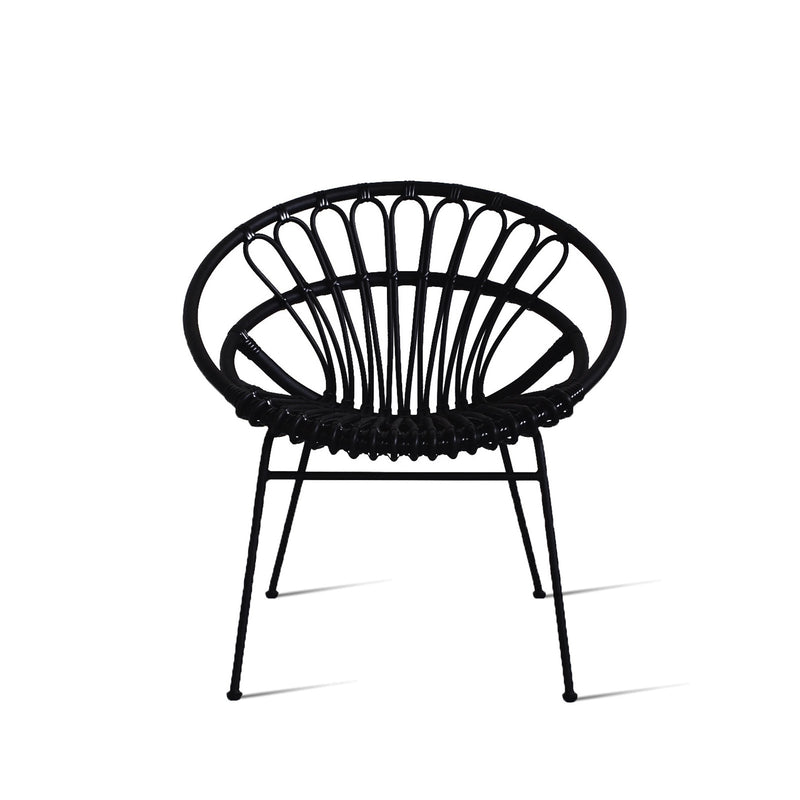 Vincent Sheppard Roxanne Outdoor Lazy Chair Lounge Armchair in Black from Originals Furniture Singapore