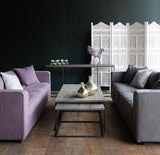 Floral Room Divider | White 4 Panel - Originals Furniture