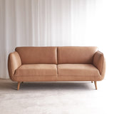 Algard Leather Sofa | 3 Seater - Canyon