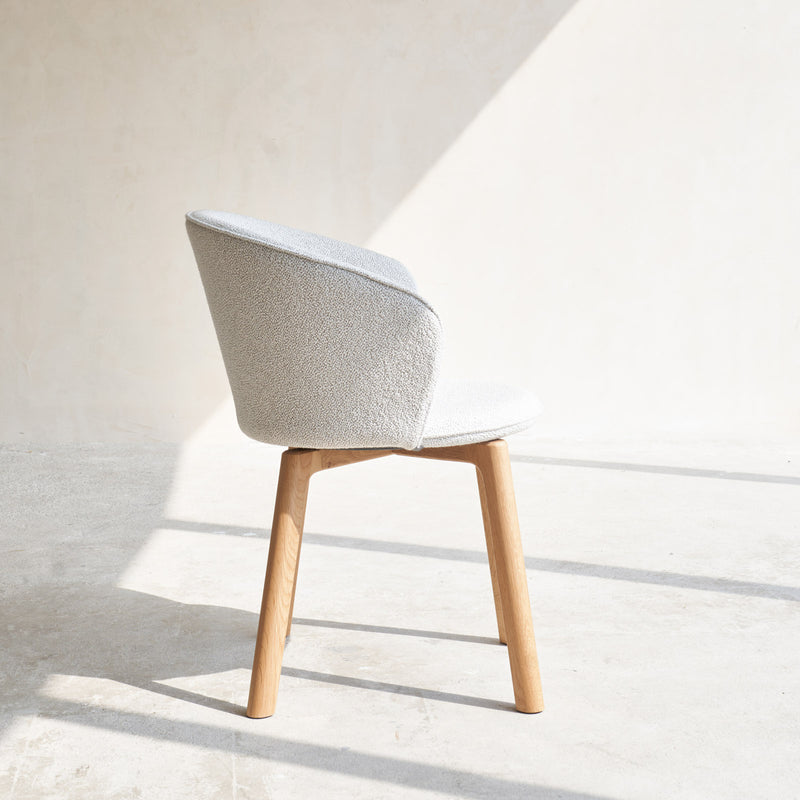Custom Glide Fabric Dining Chair