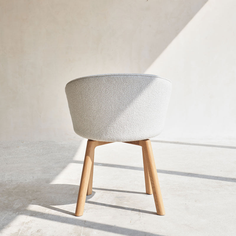 Glide Dining Chair | Oak - Snow