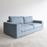 Sketch Hansen 3 Seater Fabric Sofa Modern and Minimalist in Dover Blue from Originals Furniture Singapore