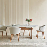 Glide Dining Chair | Oak - Snow