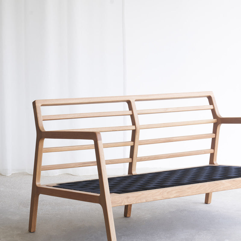 Nysse Sofa | 2 Seater - Bespoke Fabric & Leather (135cm)