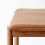 Folk Bench | Oak Frame - Bespoke Leather