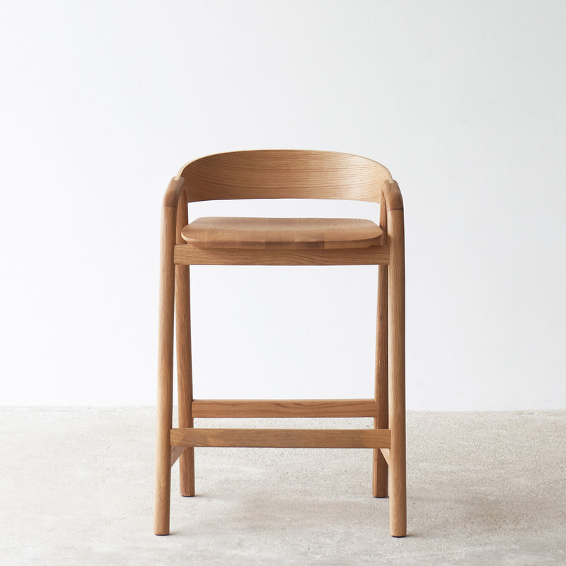 Inlay Counter Stool | Oak Frame - Natural