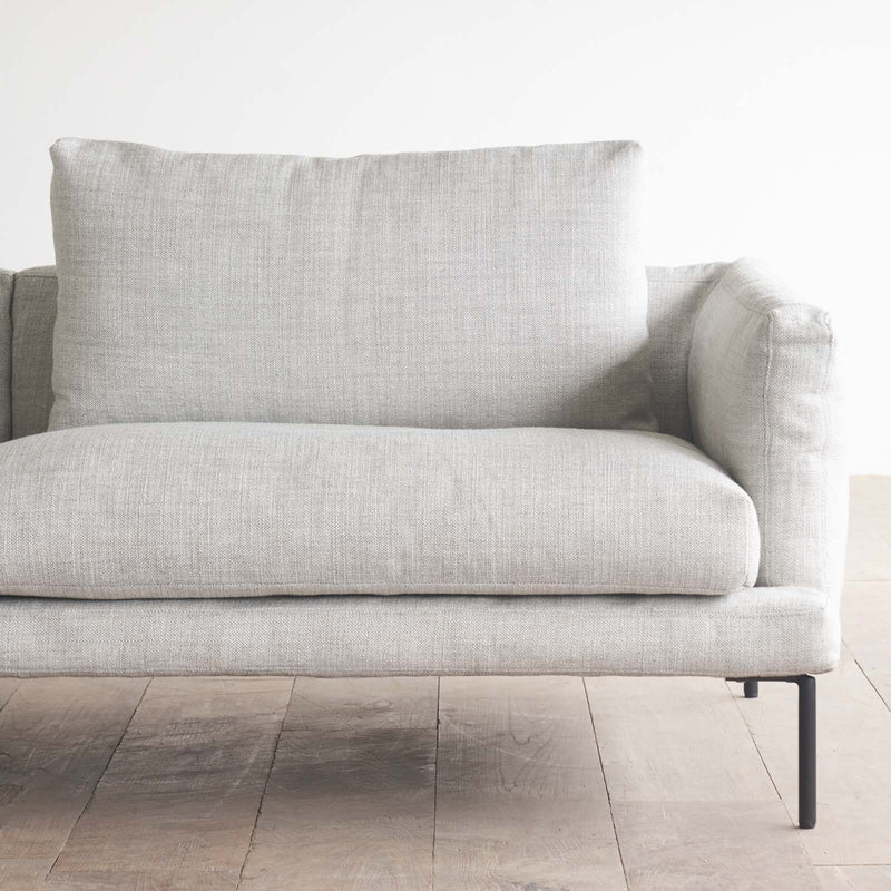 Natadora Opia Fabric Sofa 3 Seater in Coast Grey from Originals Furniture Singapore