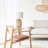 Titus Leather Armchair | Natural (70cm)