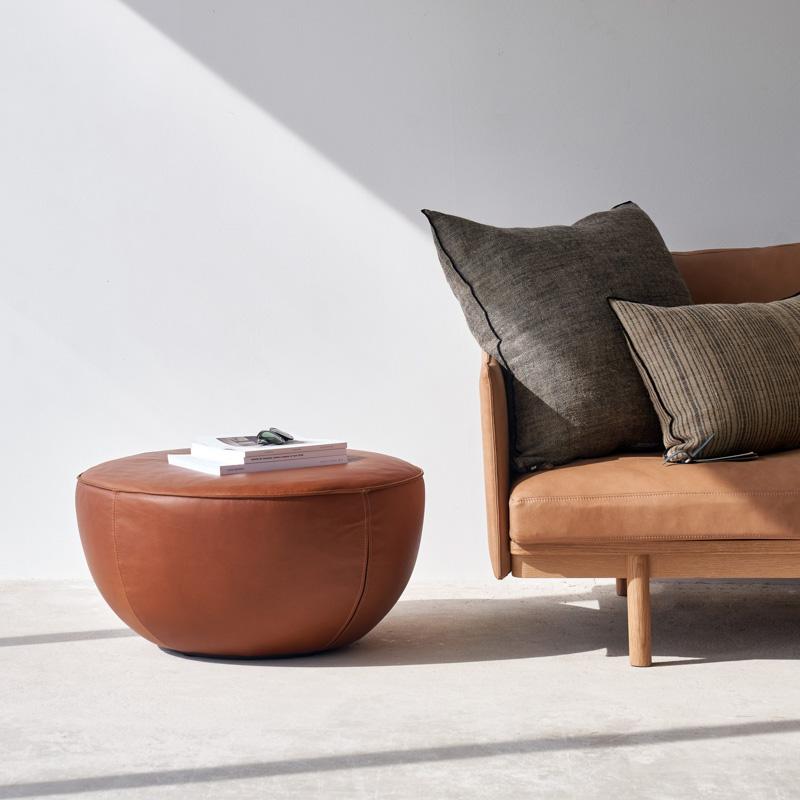 Fable Ottoman | Bespoke Leather