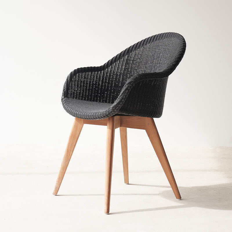 Vincent Sheppard Teak Avril Dining Chair in Black from Originals Furniture SIngapore