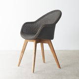 Vincent Sheppard Teak Avril Dining Chair in Dark Grey Wash from Originals Furniture SIngapore