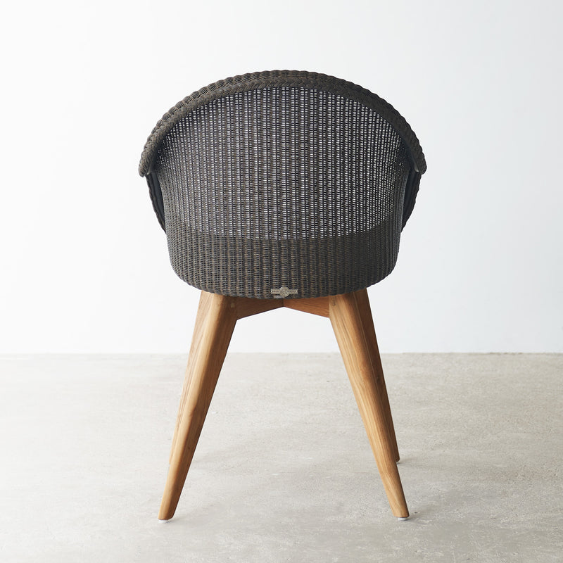 Vincent Sheppard Teak Avril Dining Chair in Dark Grey Wash from Originals Furniture SIngapore