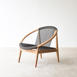 Vincent Sheppard Frida Outdoor Lounge Armchair in Natural and Grey from Originals Furniture Singapore
